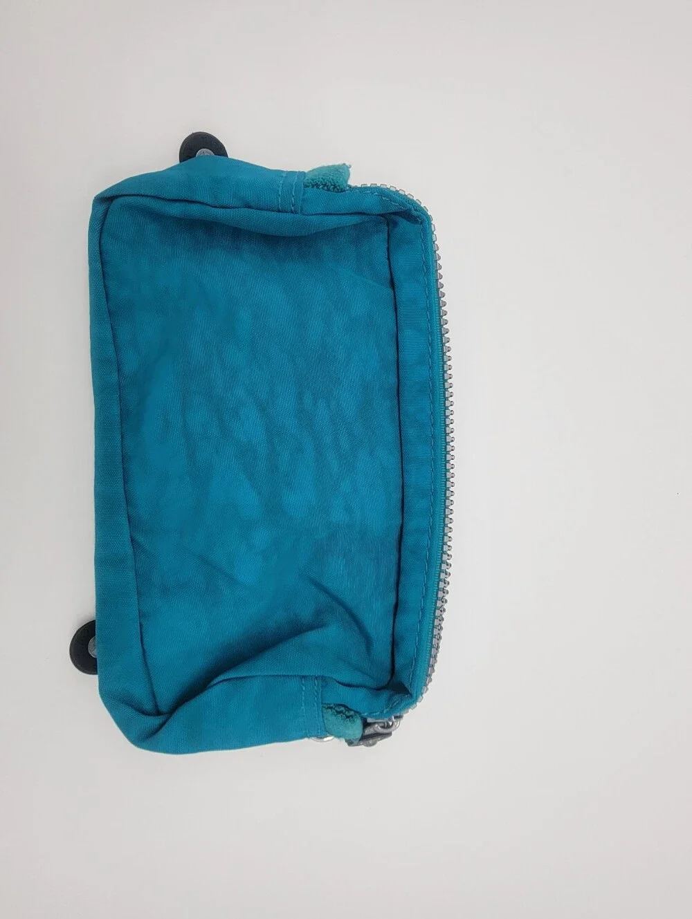 Kipling Teal Zip-Around Wristlet Pouch